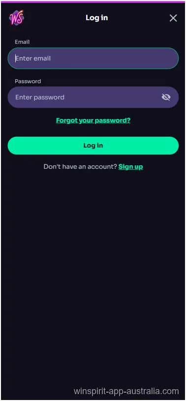 WinSpirit Casino Login Australia — Sign In to Your Account
